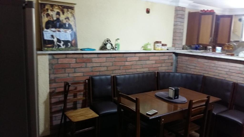 Posezení v ubytování Guest House Kldiashvili