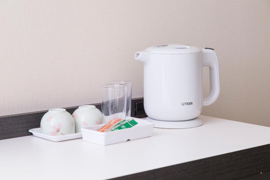 Kaffi- og teaðstaða á Sanco Inn Yokkaichi Ekimae