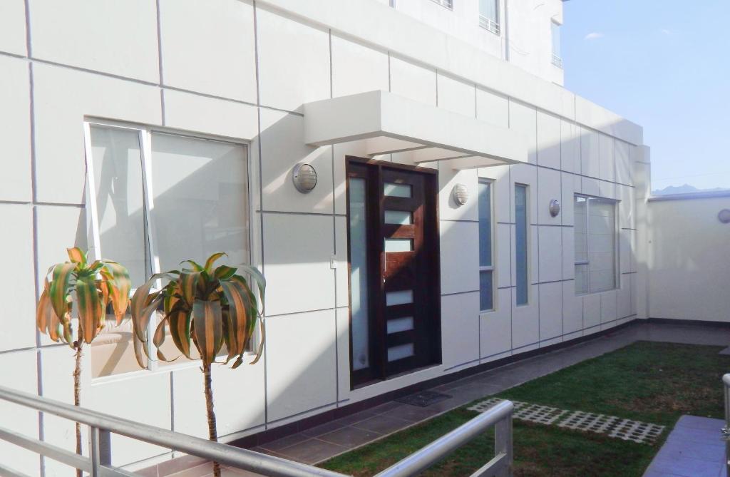 Το κτήριο όπου στεγάζεται  το διαμέρισμα