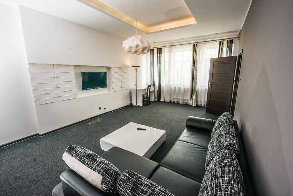 Posezení v ubytování Apartamenty Kuźnia