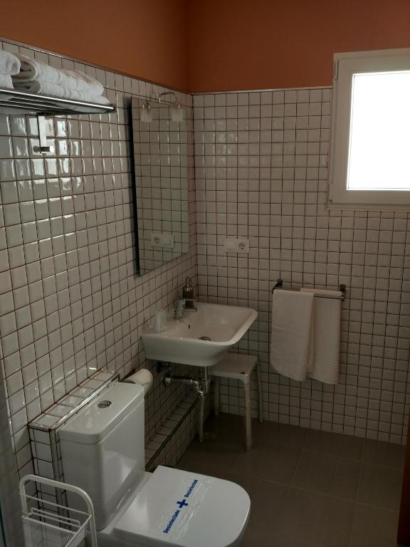 Koupelna v ubytování Apartamentos Mitreo