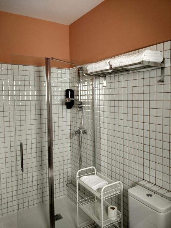 Koupelna v ubytování Apartamentos Mitreo