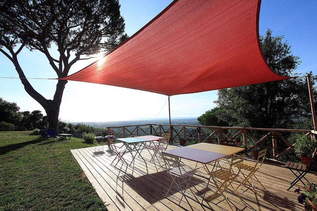 Příroda nedaleko luxury tent