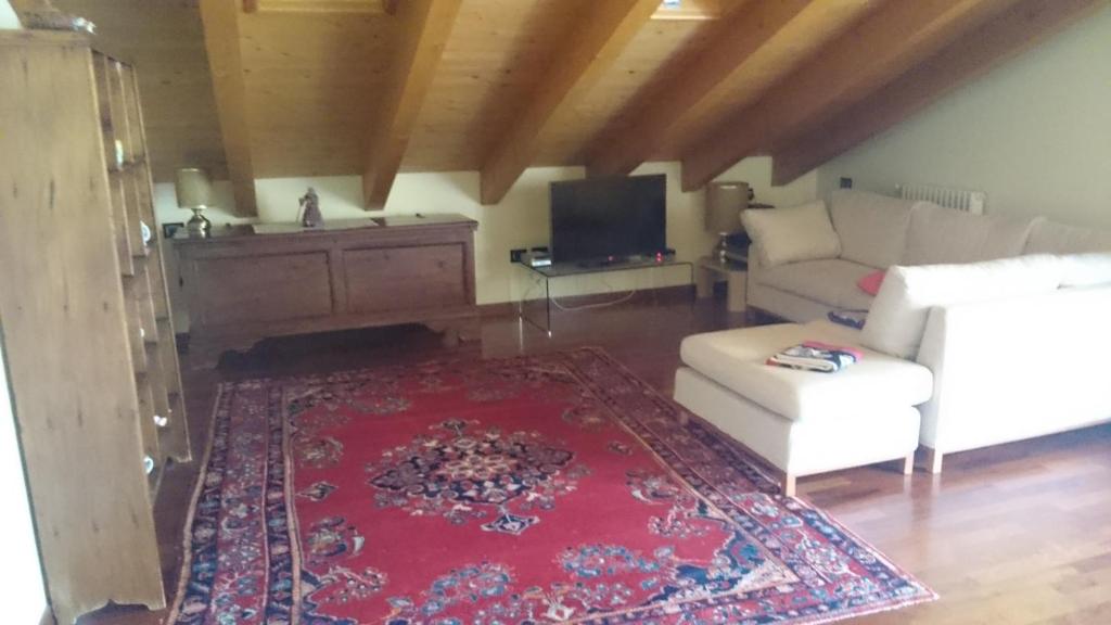 TV a/nebo společenská místnost v ubytování Casa dei Mulini