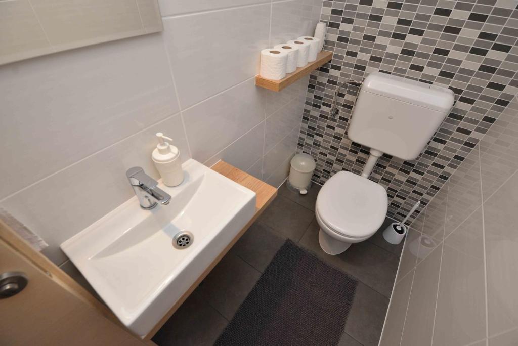 Kúpeľňa v ubytovaní EnVi Apartments