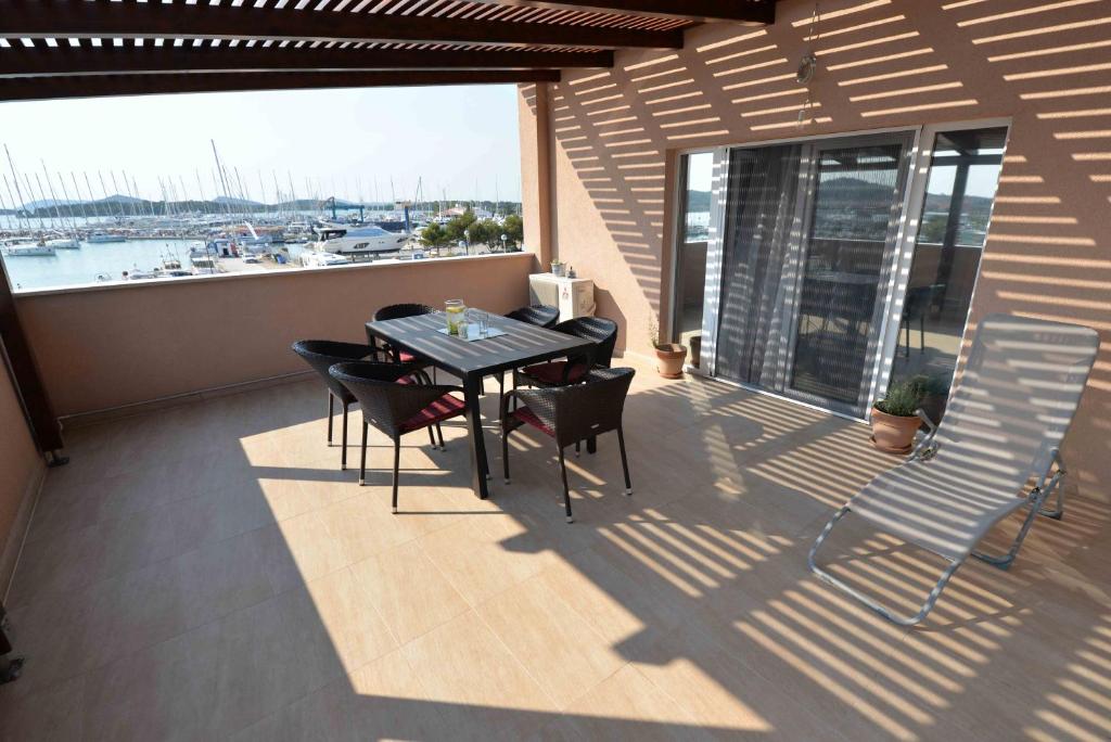 Balkón alebo terasa v ubytovaní EnVi Apartments