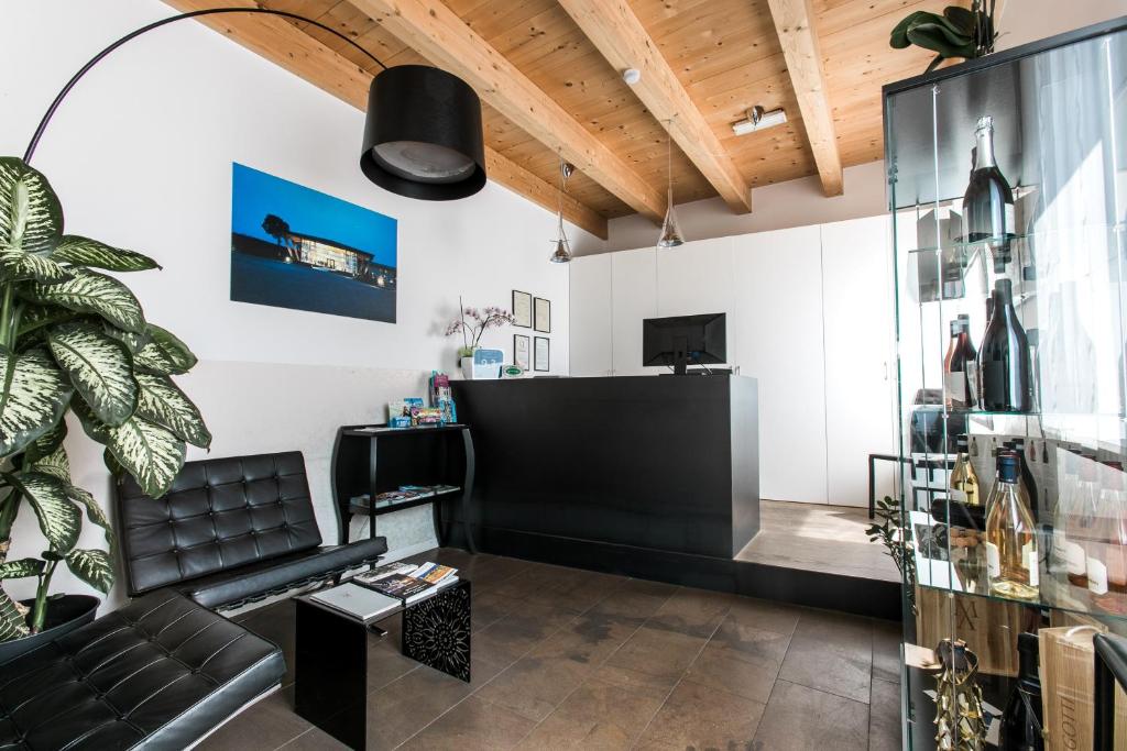 Kuchyň nebo kuchyňský kout v ubytování Hotel Operà