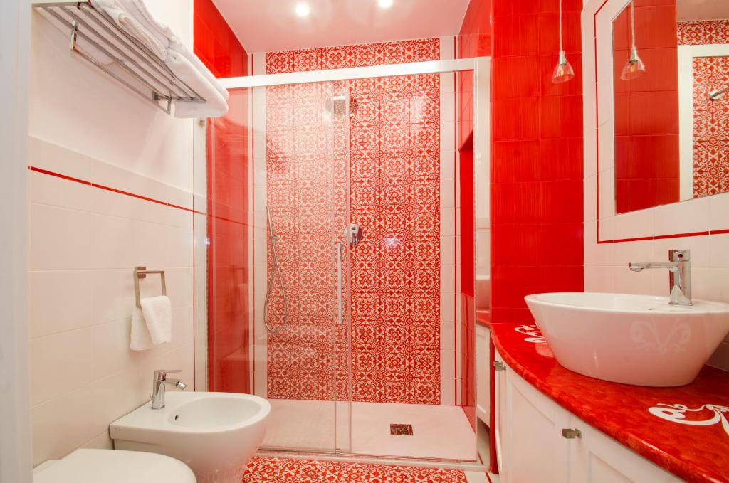 A bathroom at B&B Maiori Luxury