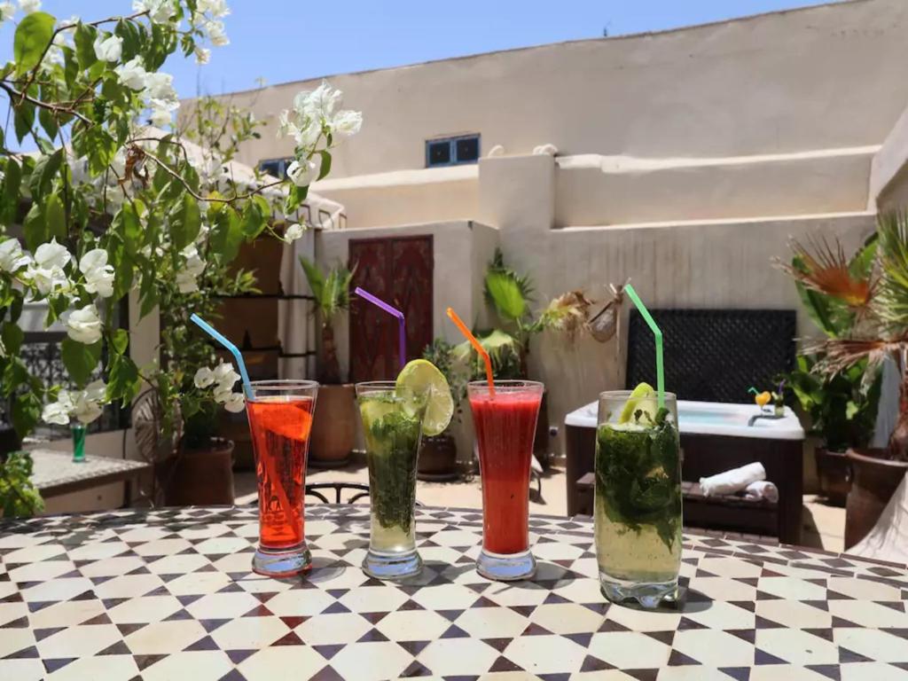 Zahrada ubytování Riad Rêve d'Or