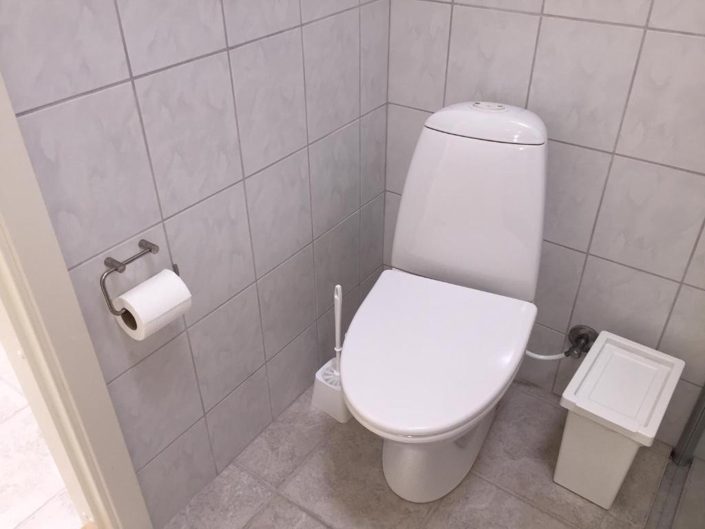 Koupelna v ubytování Charm Inn