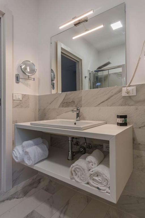 Koupelna v ubytování Aether Suites Tropea - Free Private Parking