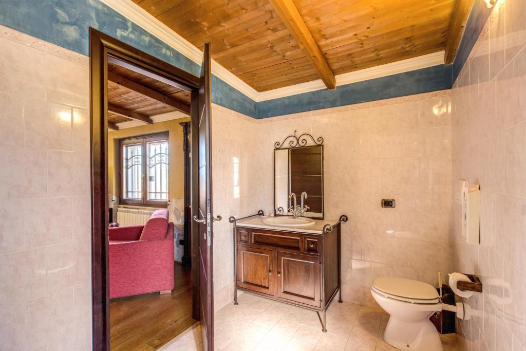 Koupelna v ubytování Villa Gengi