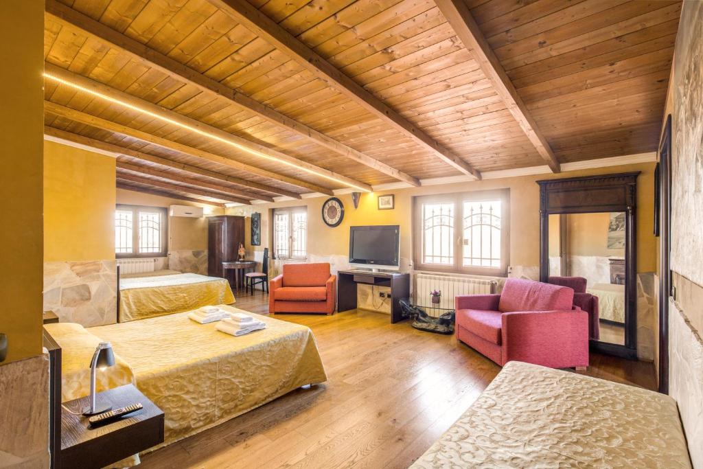 Posezení v ubytování Villa Gengi