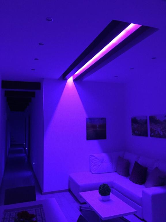 Posezení v ubytování B&B ARCHIMEDE