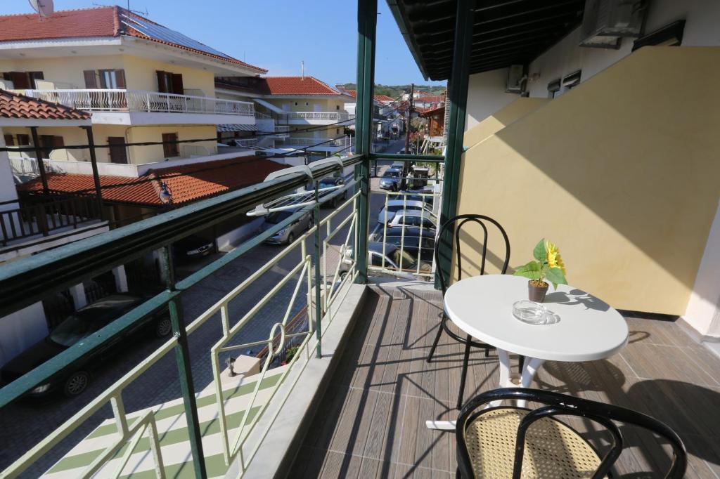 Balkón alebo terasa v ubytovaní Sun Hotel