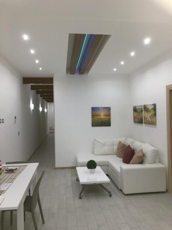 Posezení v ubytování B&B ARCHIMEDE