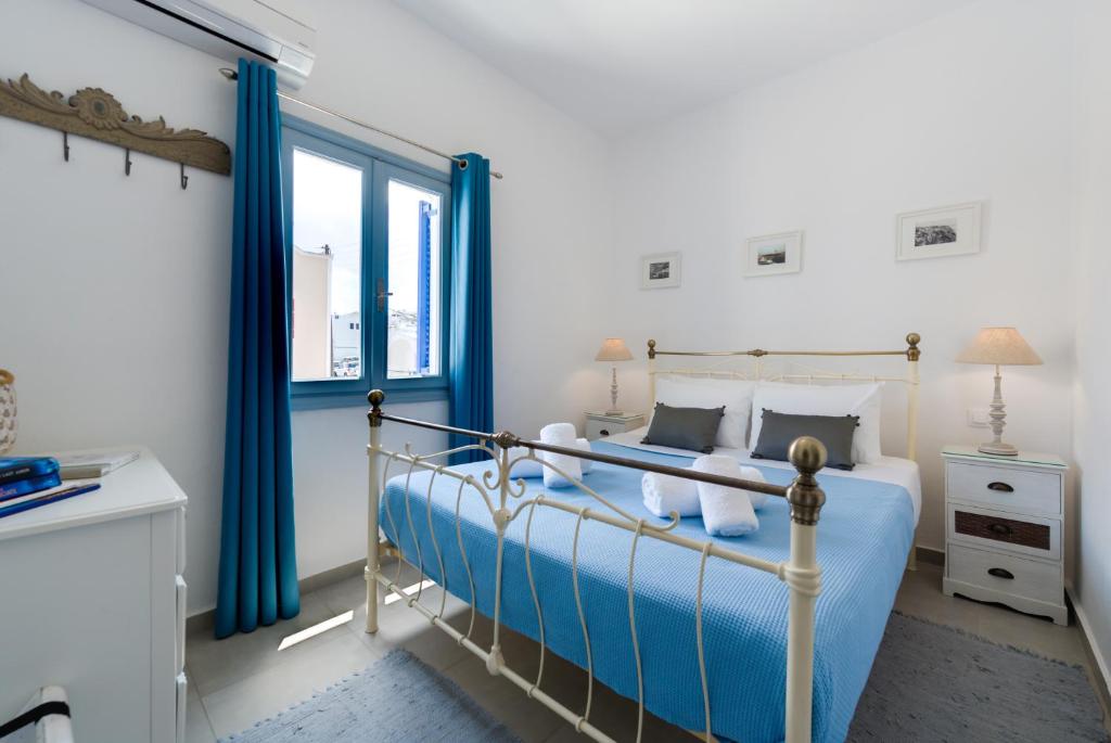 Postel nebo postele na pokoji v ubytování Folia Apartments