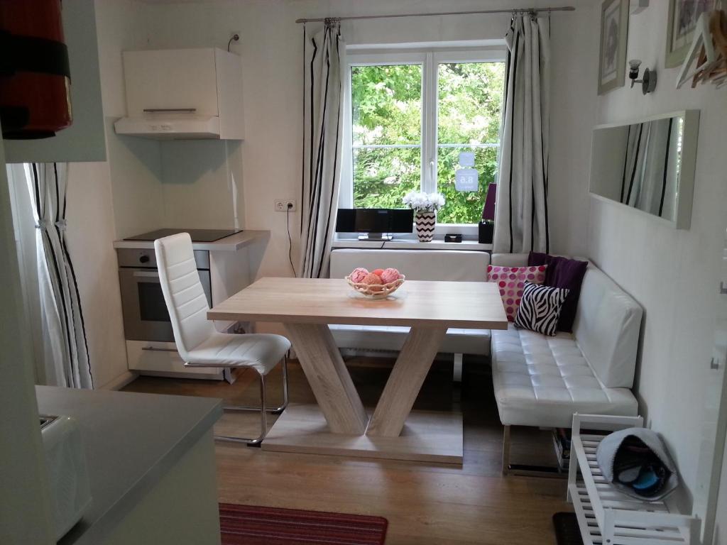 Posezení v ubytování Schafberg Apartment