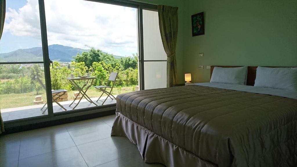 Nespecifikovaný výhled na hory nebo výhled na hory při pohledu z bed and breakfast