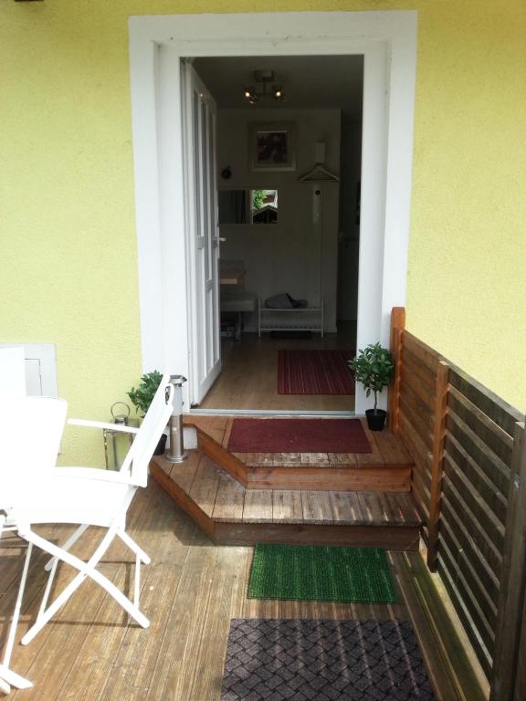 Posezení v ubytování Schafberg Apartment