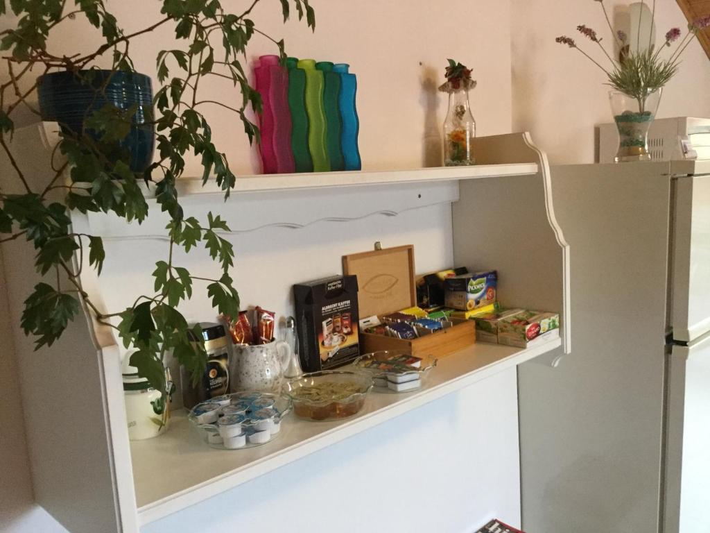 Kuchyň nebo kuchyňský kout v ubytování Pension 325