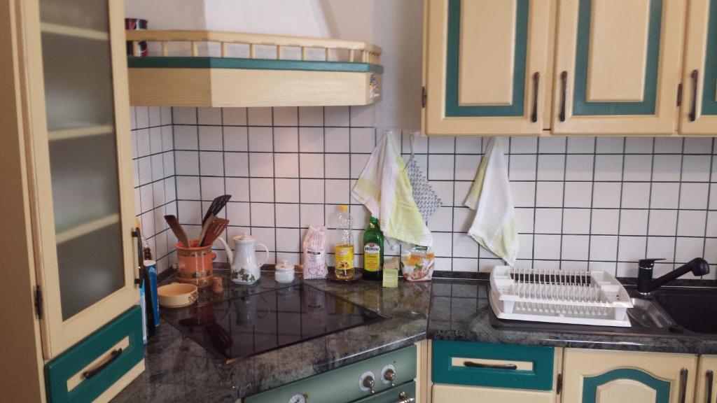 Kuchyň nebo kuchyňský kout v ubytování Mama's House