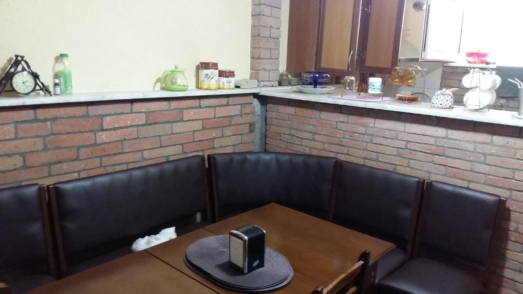 Posezení v ubytování Guest House Kldiashvili