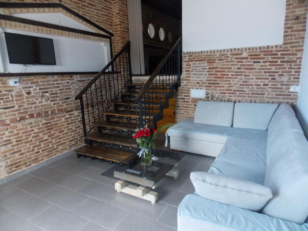 Posezení v ubytování Sunset Suites