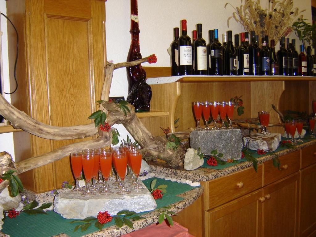 Nápoje v ubytování Hotel Villa Agomer