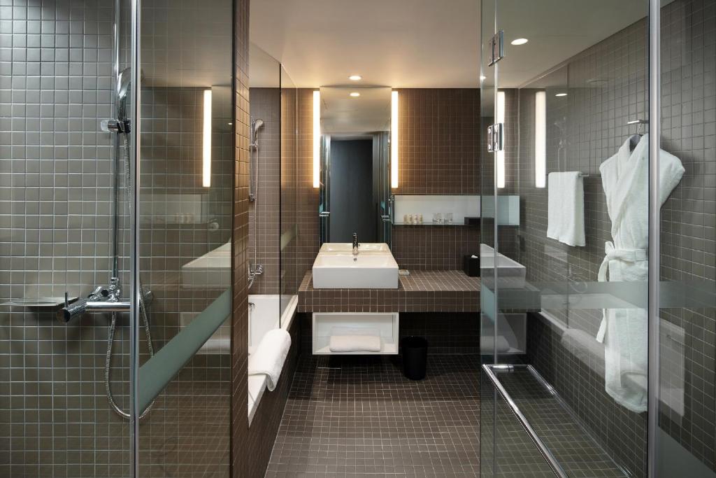 Shilla Stay Haeundae Beach - Bexco - Suite Stile Coreano Con Vista Sulla Città