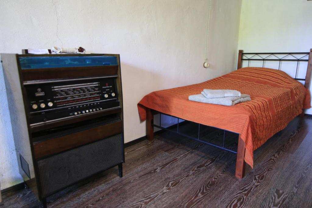 Postel nebo postele na pokoji v ubytování Chateau Bruale