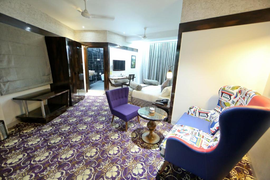Posezení v ubytování Hotel President