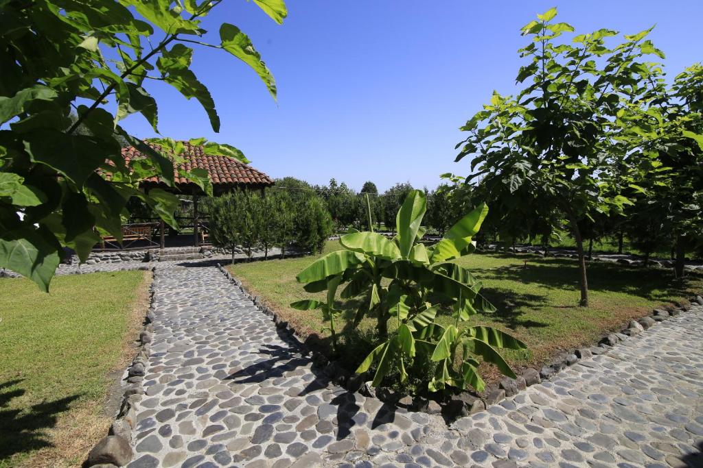 Zahrada ubytování Chateau Bruale