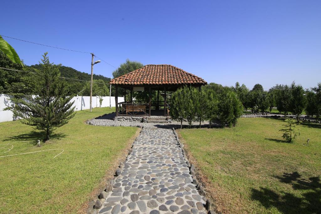 Zahrada ubytování Chateau Bruale