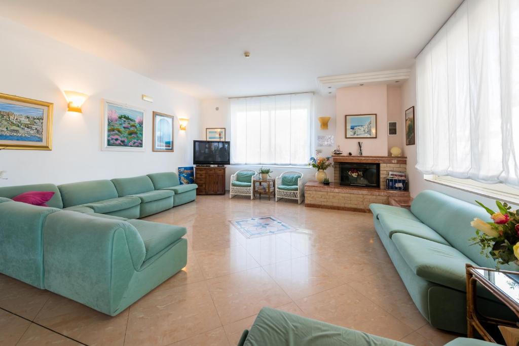 Area soggiorno di Albergo Villa A Mare