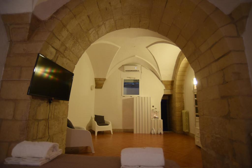 TV a/nebo společenská místnost v ubytování Cadelli Luxury Suite & Apartments