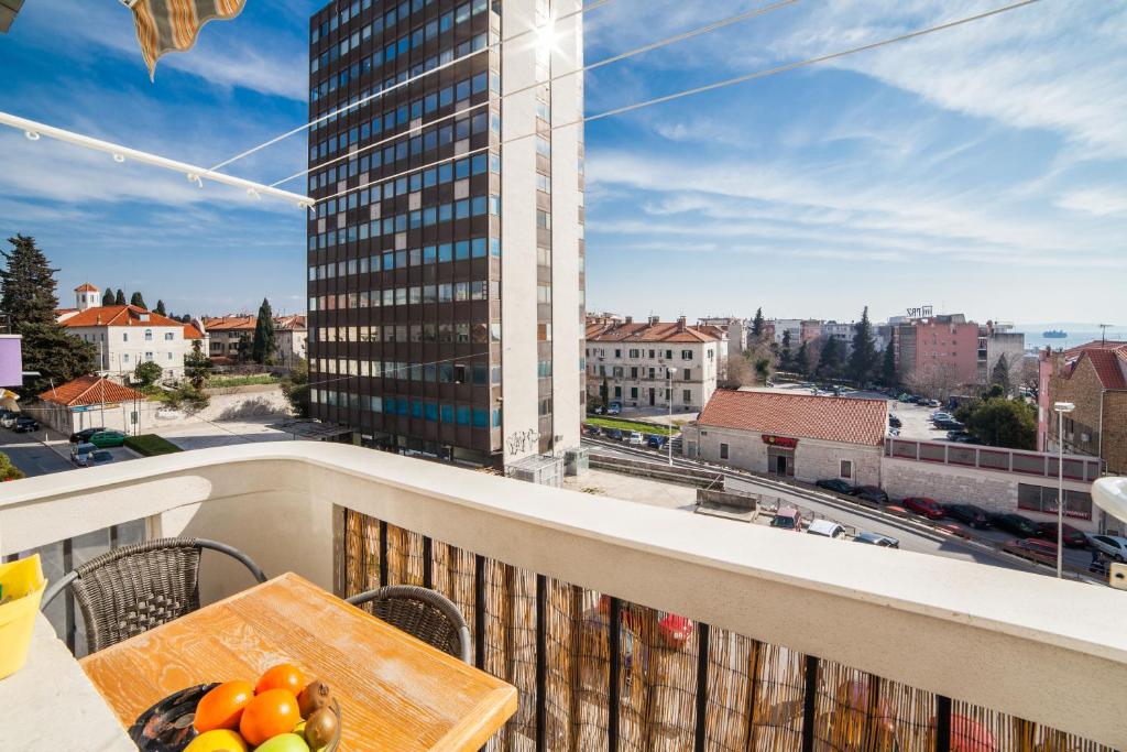 Balkón alebo terasa v ubytovaní King's view apartment
