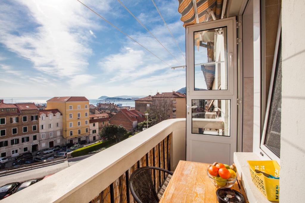 Balkón alebo terasa v ubytovaní King's view apartment