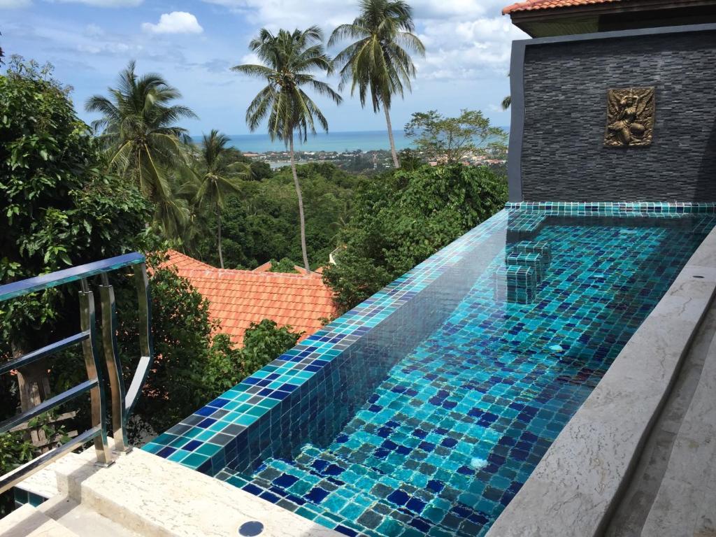 The swimming pool at or close to 3 Bedroom Seaview 2 Chaweng Noi SDV162-By Samui Dream Villas