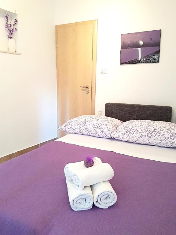 Postel nebo postele na pokoji v ubytování Room Ivana with private bathroom - Center of Split