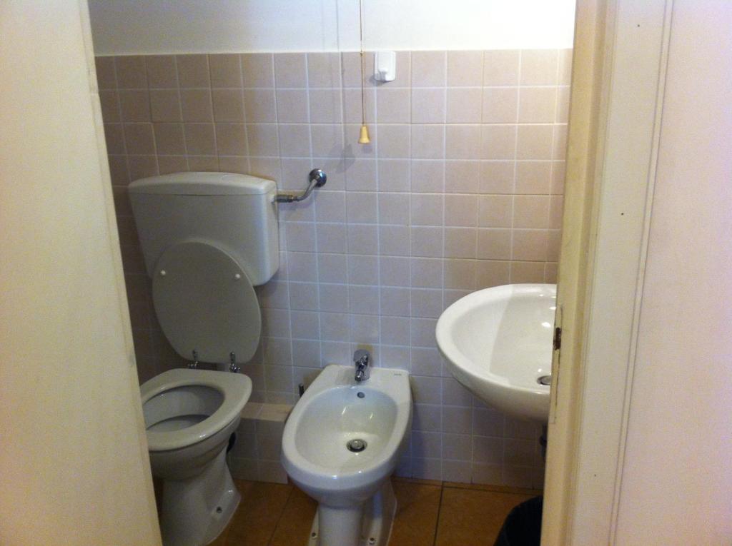 Koupelna v ubytování Albergo Panson