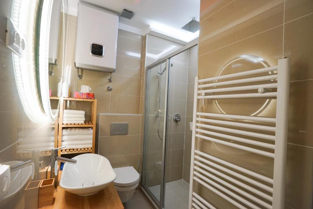 Kúpeľňa v ubytovaní Destino City Apartments