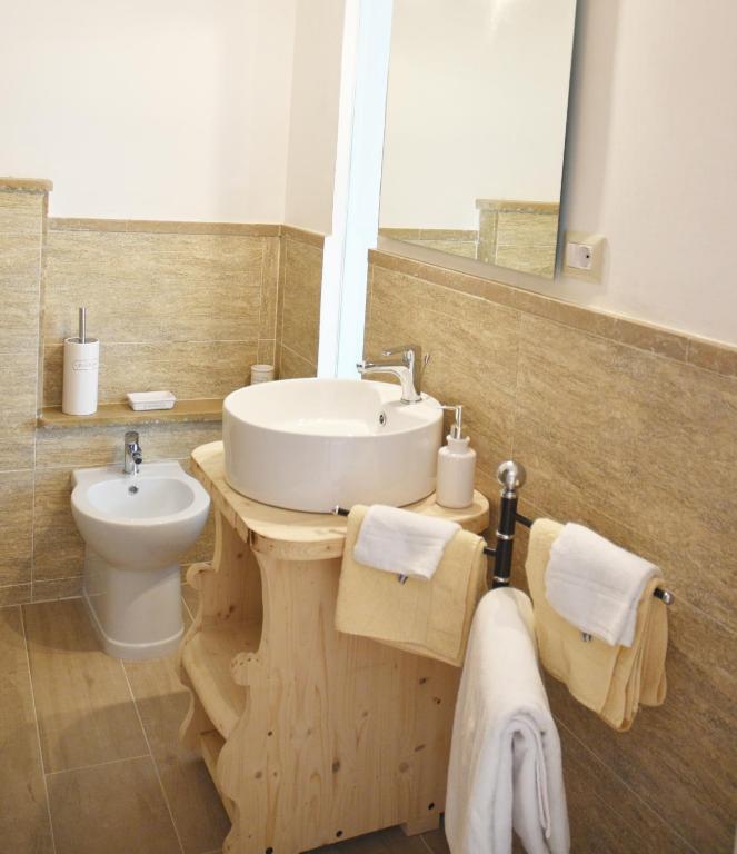 Koupelna v ubytování B&B in Centro