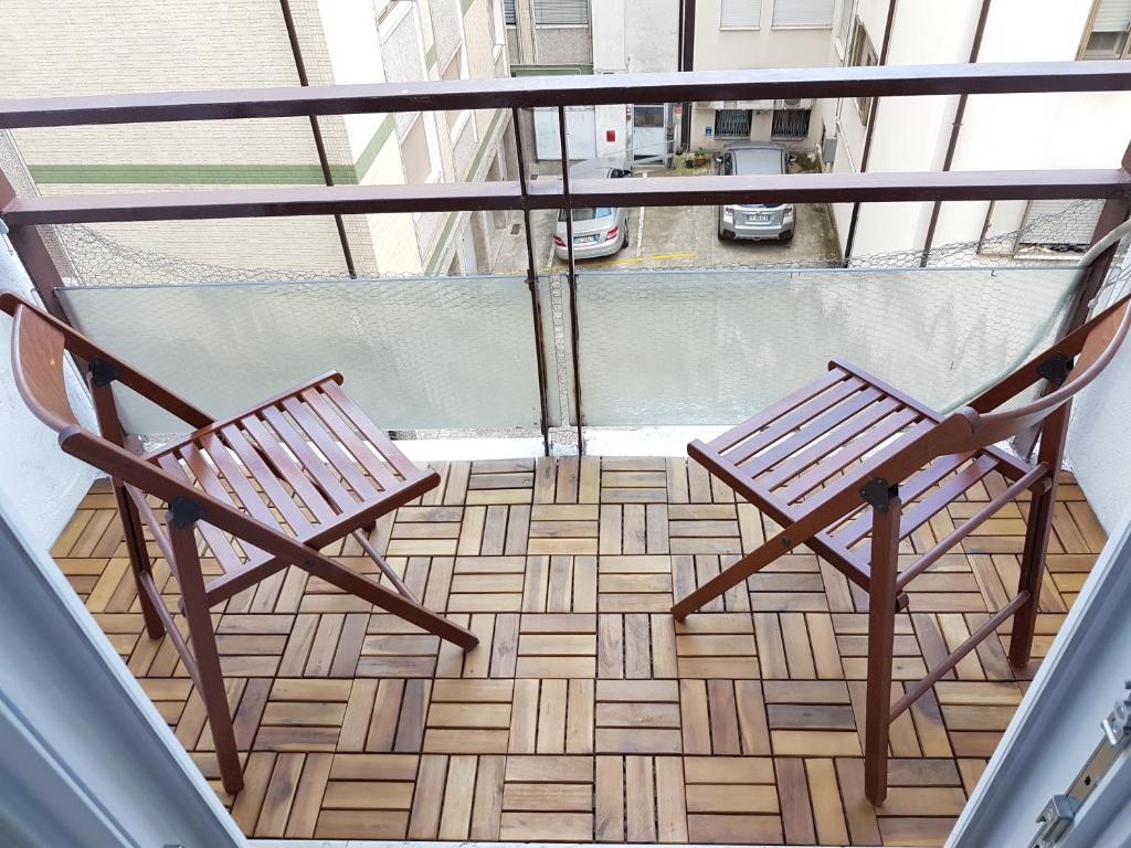 Balkon lub taras w obiekcie ARCA Conte Rosso Apartments