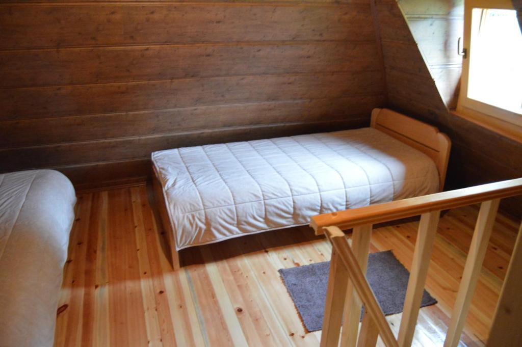 Rúm í herbergi á Apartment Mateja