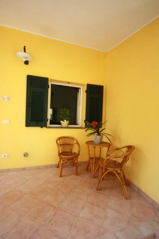 Istumisnurk majutusasutuses Albergo Belvedere