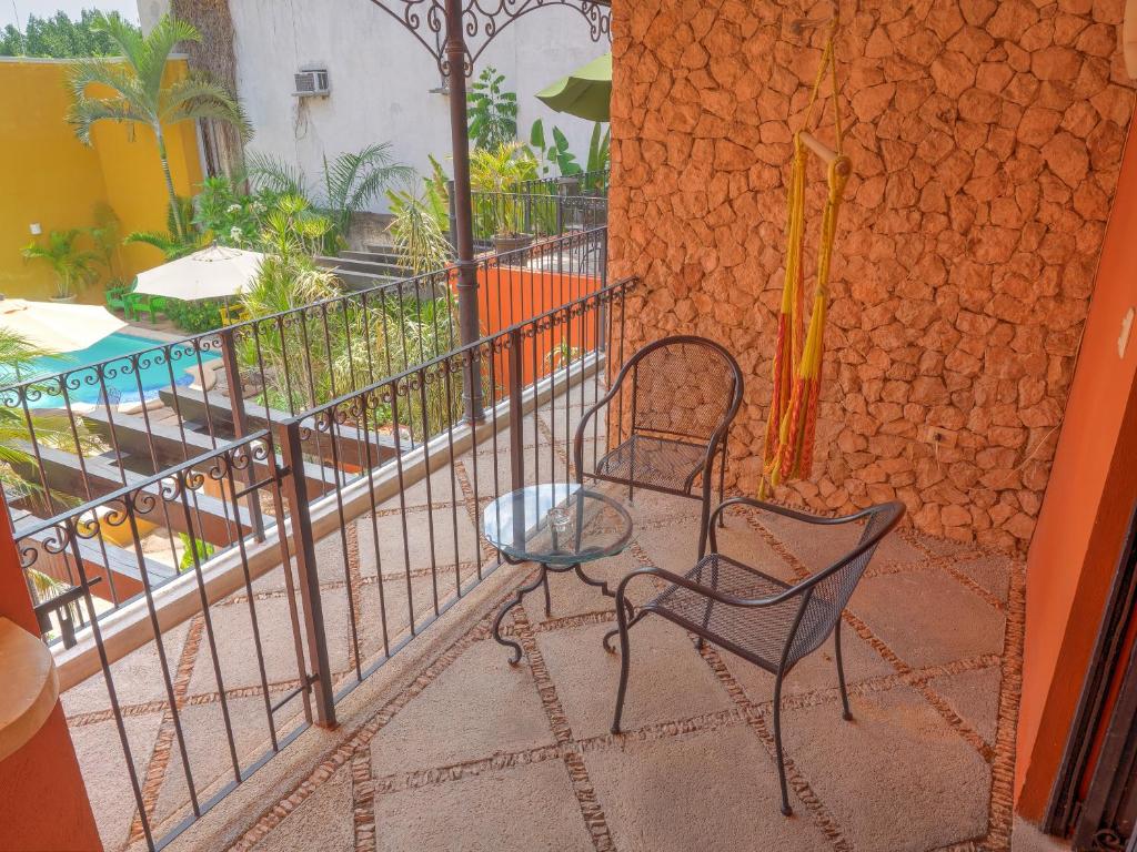 Balkón nebo terasa v ubytování Hotel Luz en Yucatan
