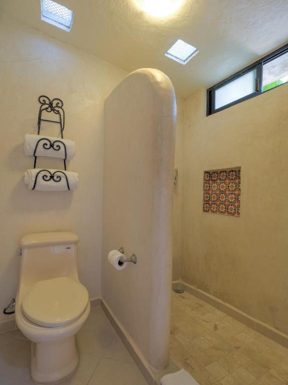 Koupelna v ubytování Hotel Luz en Yucatan