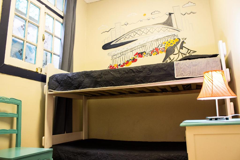 TV a/nebo společenská místnost v ubytování Hostal Forestal