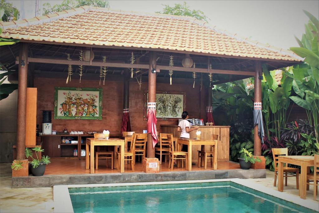 Bazén v ubytování Saka Village Resort Ubud nebo v jeho okolí